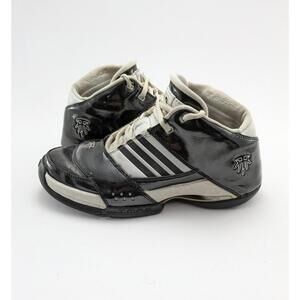 Vintage Womens Adidas Tmac 1 All Star Black White Basketball Shoes 674621 Size 9